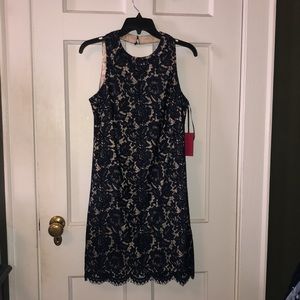 Vince Camino Blue lace dress